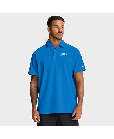 Nike Men's Powder Blue Los Angeles Chargers Sideline City Pride Woven Performance Polo Shirt