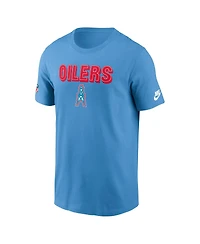 Nike Men's Light Blue Tennessee Titans Alt Pack Onside Conversion Performance T-Shirt