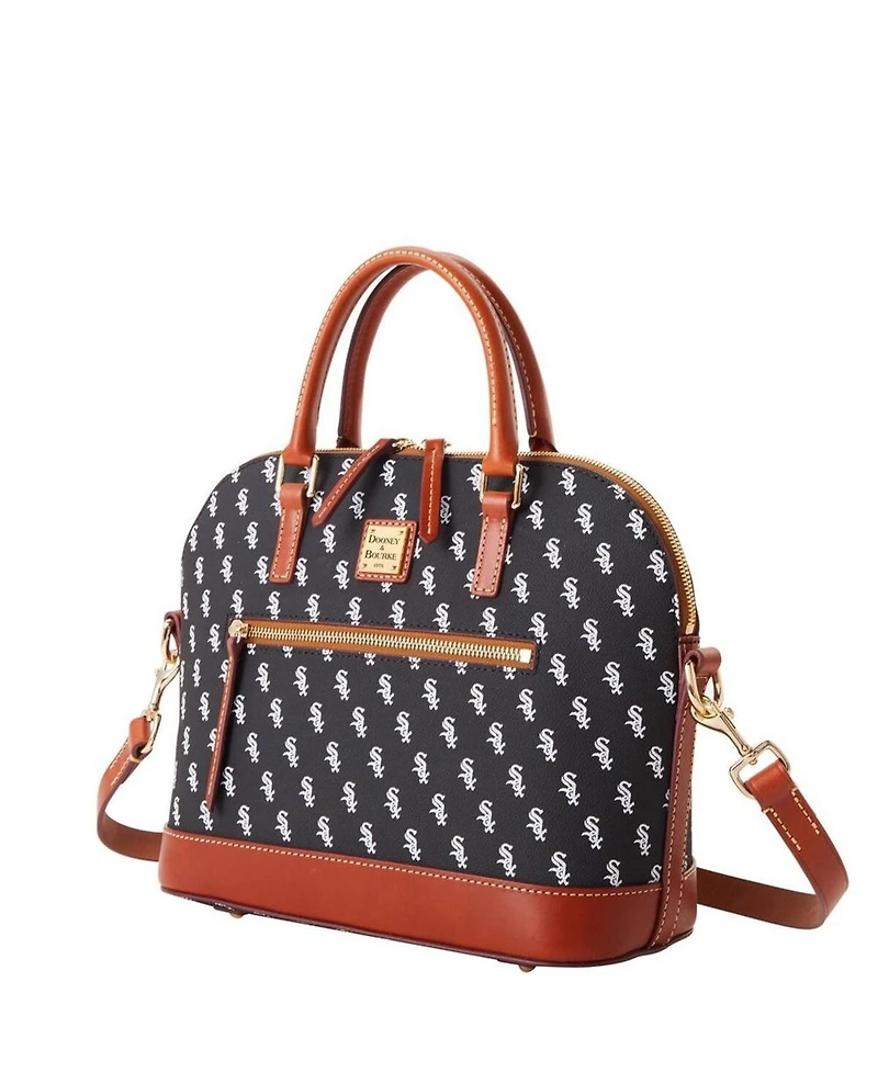 Dooney & Bourke Chicago White Sox Signature Domed Zip Satchel Purse
