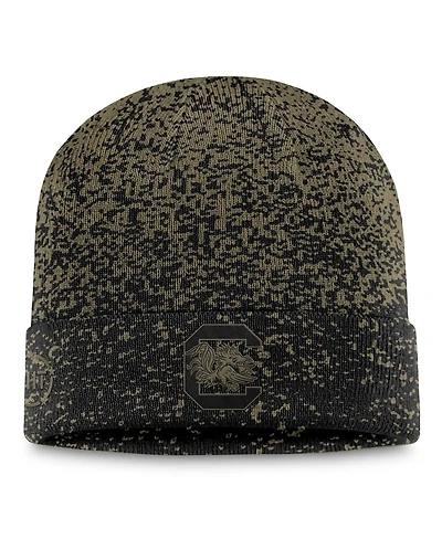 Top of the World Men's Olive/Black South Carolina Gamecocks Cuffed Knit Two-Tone Hat