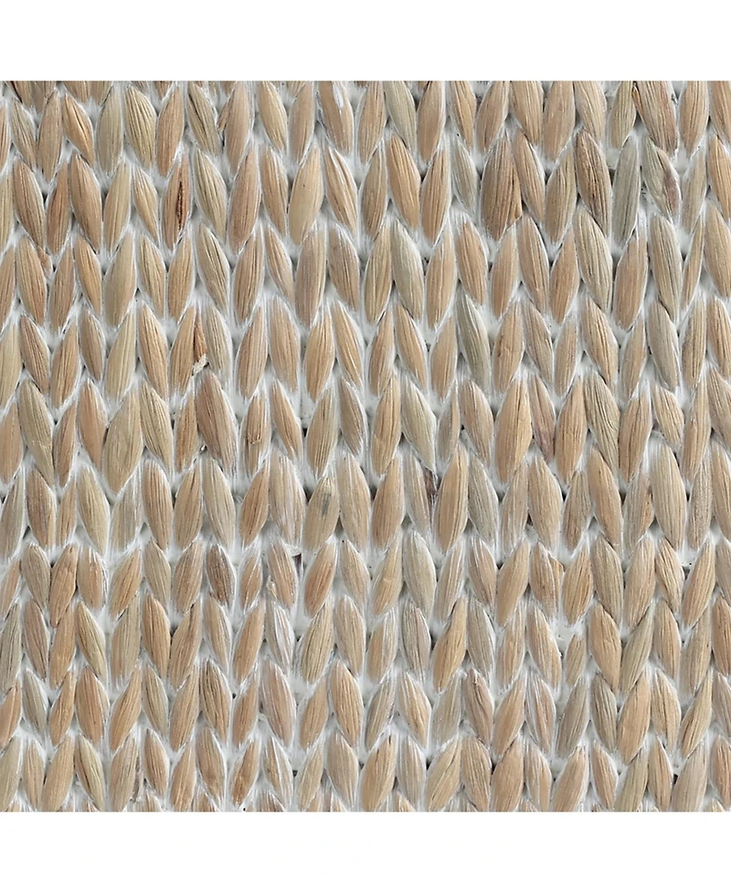 Annulus 24.61" 3-Shelf Circular Hand-Woven Hyacinth Wall Rack