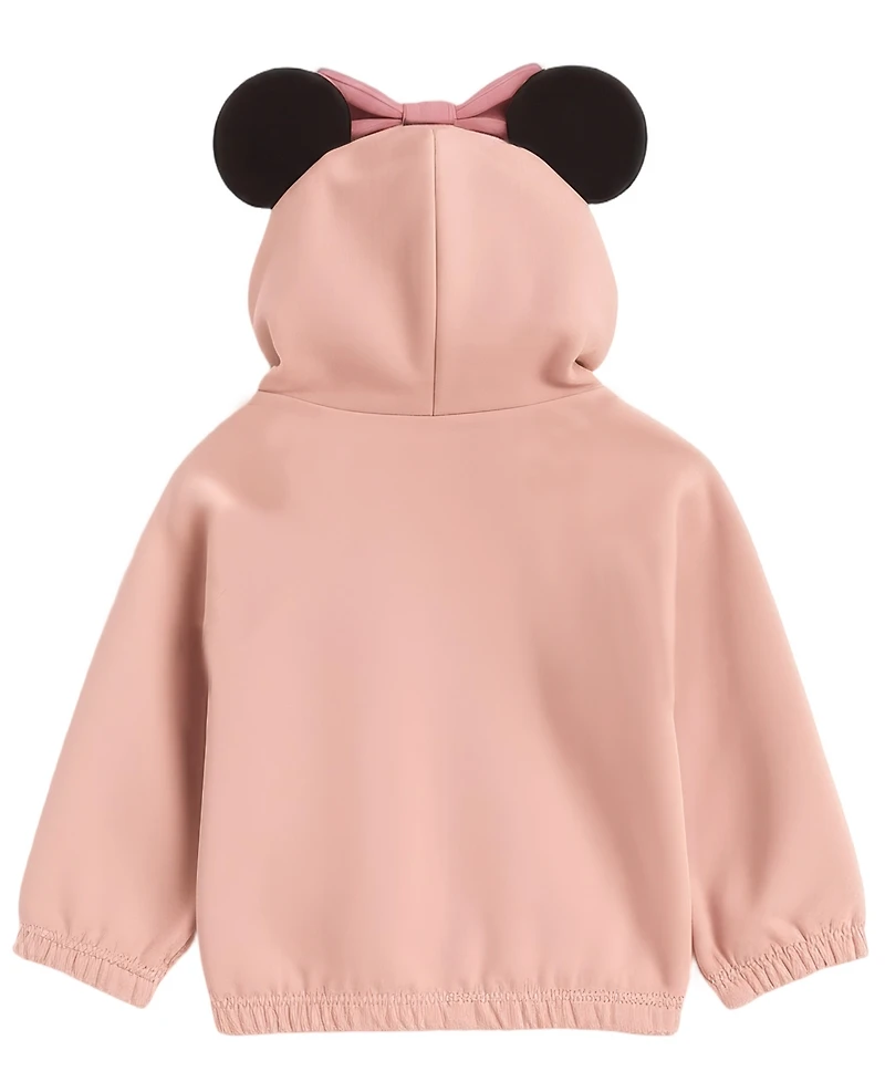 Disney Baby Girls 3-Piece Minnie Mouse Hoodie, Long Sleeve T-Shirt and Pant Set