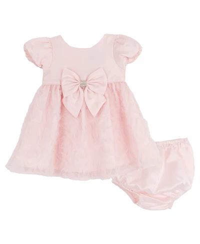 Rare Editions Baby Girls Soutache Social Dress