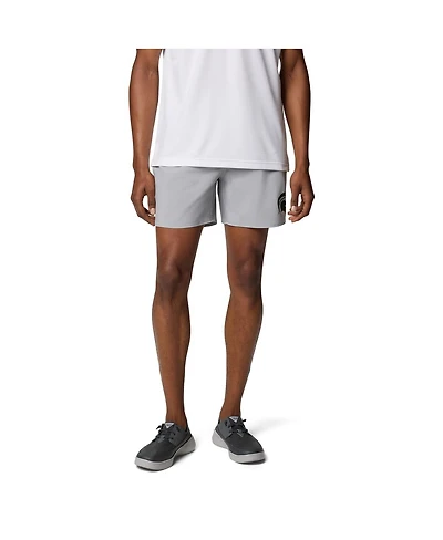 Columbia Men's Gray Michigan State Spartans Pfg Terminal Roamer Omni-Shade Stretch Shorts