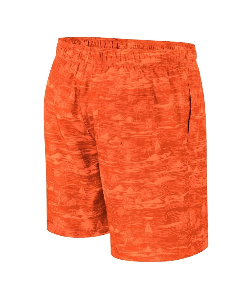 Colosseum Men's Orange Syracuse Ozark Swim Shorts