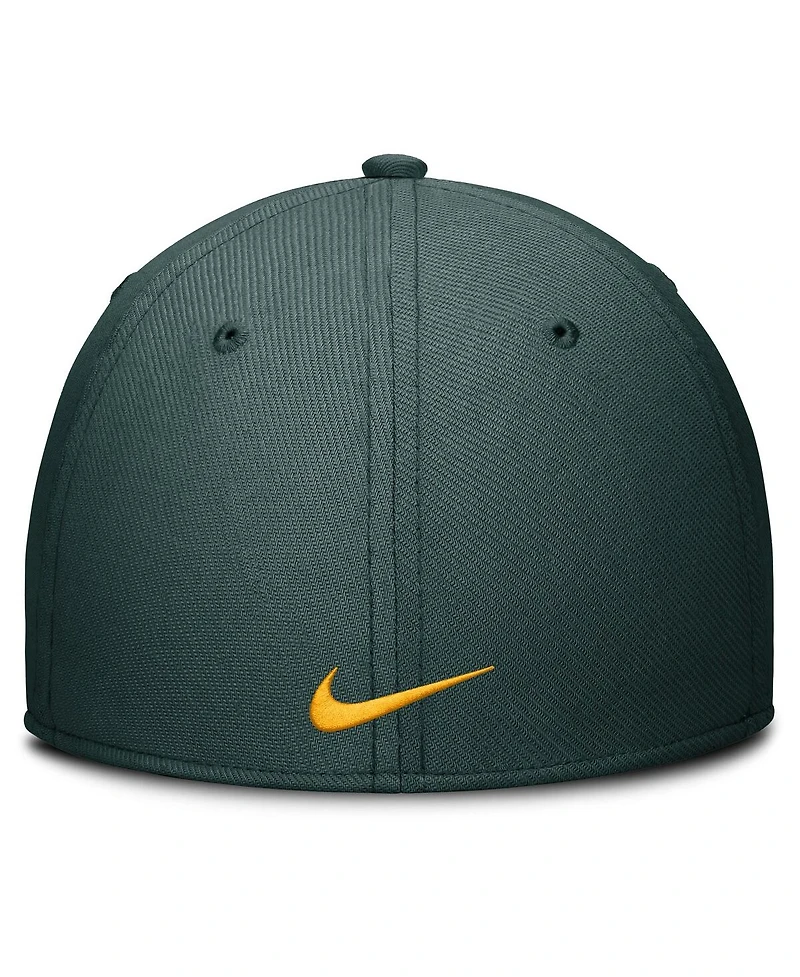 Nike Men's Green Athletics Rise Performance Flex Hat