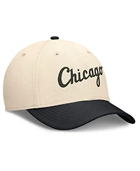 Nike Men's Natural/Black Chicago White Sox Statement Rise Performance Flex Hat