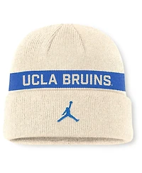 Jordan Men's Natural/Blue Ucla Bruins Peak Primetime Utility Cuffed Knit Hat