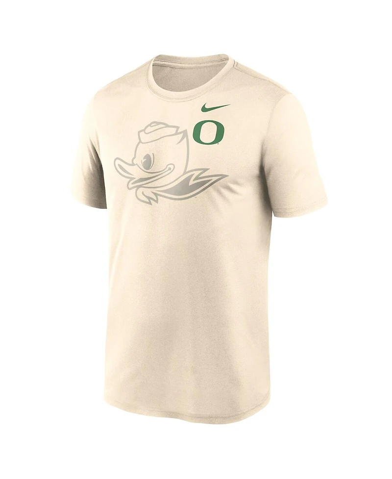 Nike Men's Natural Oregon Ducks Campus Shadow Legend Performance T-Shirt