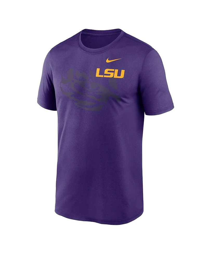 Nike Men's Purple Lsu Tigers Campus Shadow Legend Performance T-Shirt