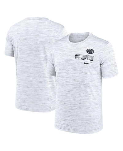 Nike Men's White Penn State Nittany Lions Velocity Stacked Performance T-Shirt
