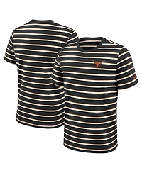 Nike Men's Black Texas Longhorns Athletic Prep Legacy Summit Stripe T-Shirt