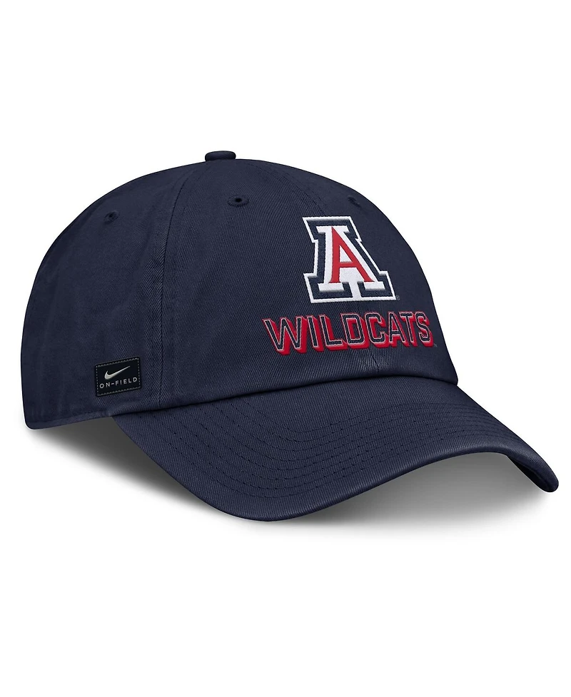 Nike Men's Navy Arizona Wildcats 2025 On-Field Club Adjustable Hat