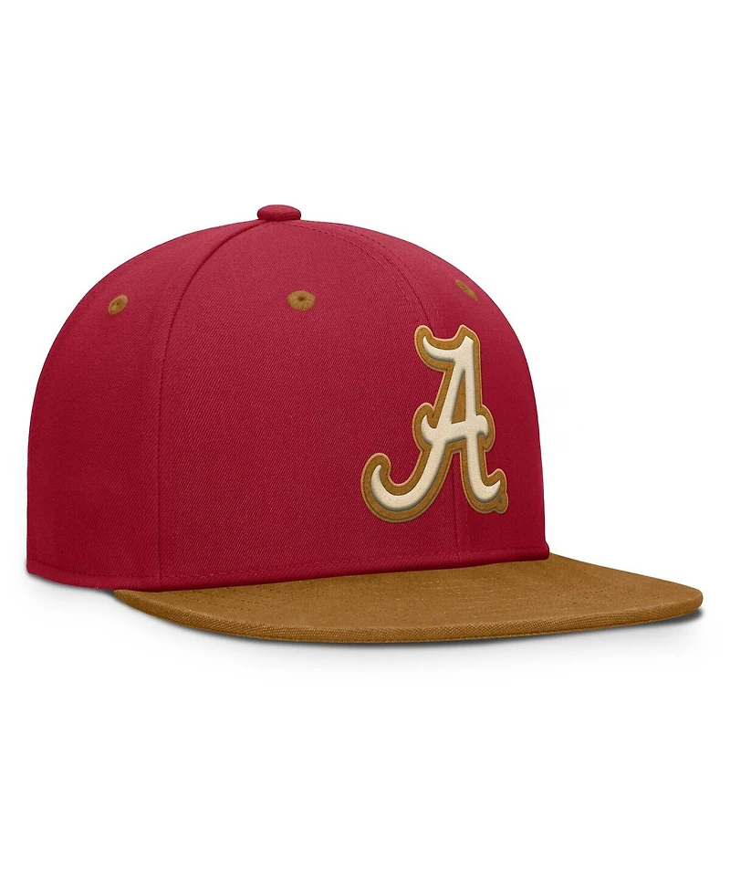 Fanatics Men's Crimson/Brown Alabama Crimson Tide Noboa Fitted Hat