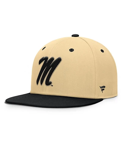 Fanatics Men's Khaki/Black Ole Miss Rebels Balance Fitted Hat