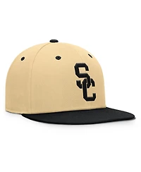 Fanatics Men's Khaki/Black Usc Trojans Balance Fitted Hat