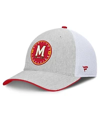 Fanatics Men's Heather Gray/White Maryland Terrapins Trigger Flex Hat