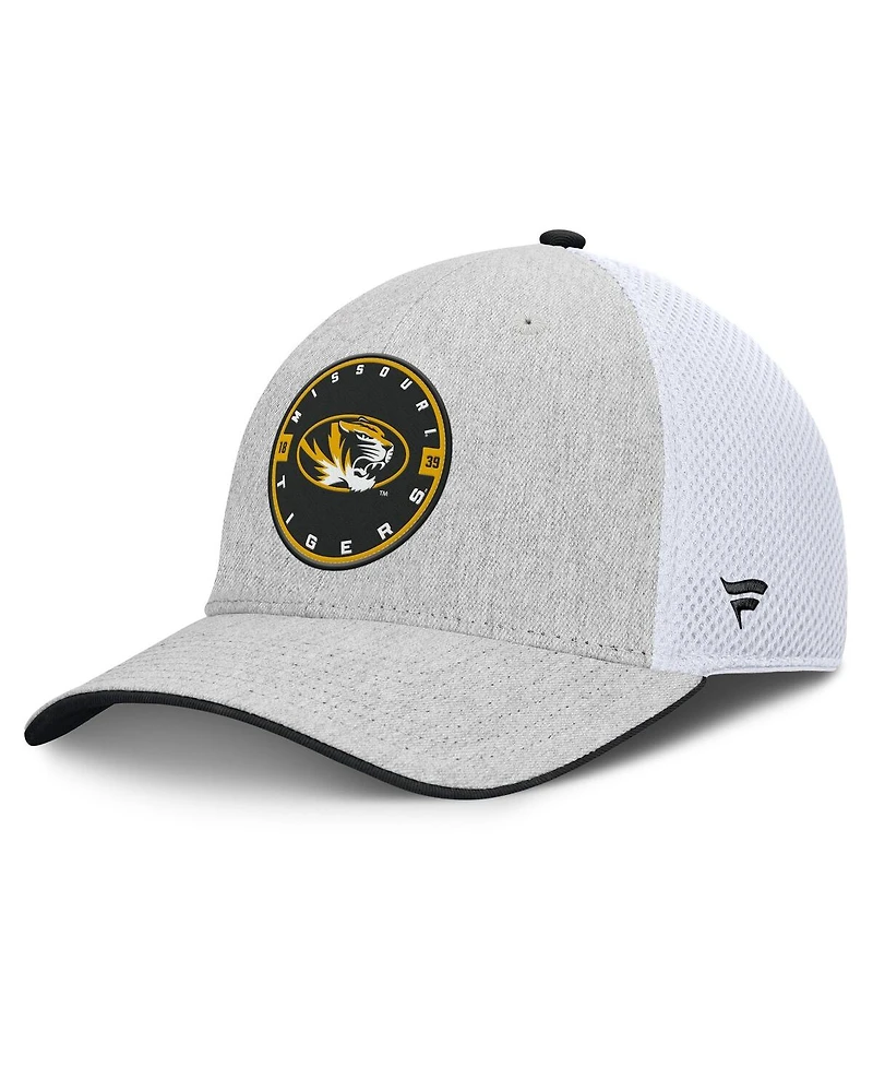Fanatics Men's Heather Gray/White Missouri Tigers Trigger Flex Hat