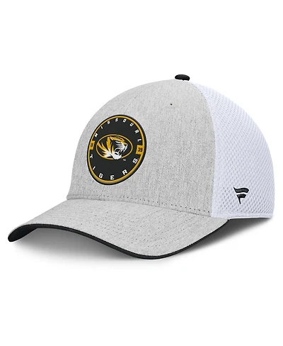 Fanatics Men's Heather Gray/White Missouri Tigers Trigger Flex Hat