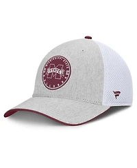 Fanatics Men's Heather Gray/White Mississippi State Bulldogs Trigger Flex Hat