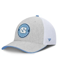 Fanatics Men's Heather Gray/White North Carolina Tar Heels Trigger Flex Hat