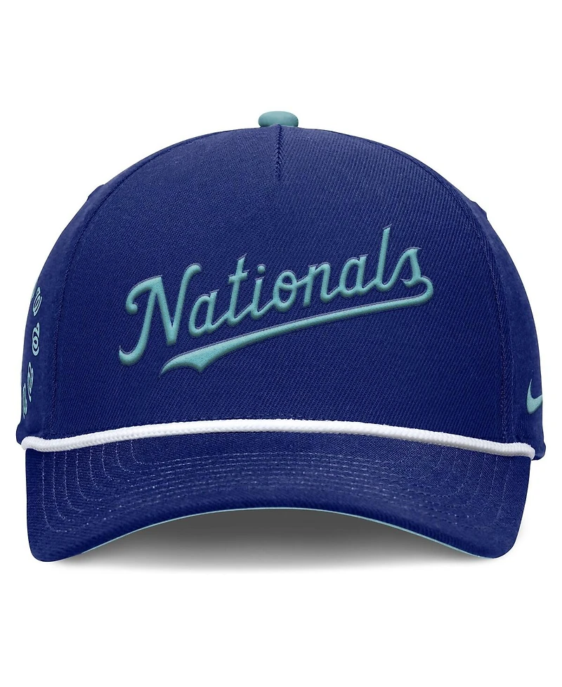 Nike Men's Royal Washington Nationals Father's Day Rise Adjustable Hat