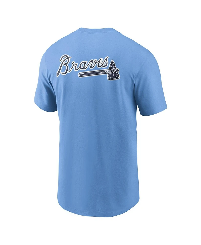 Nike Men's Light Blue Atlanta Braves Record Shattered T-Shirt