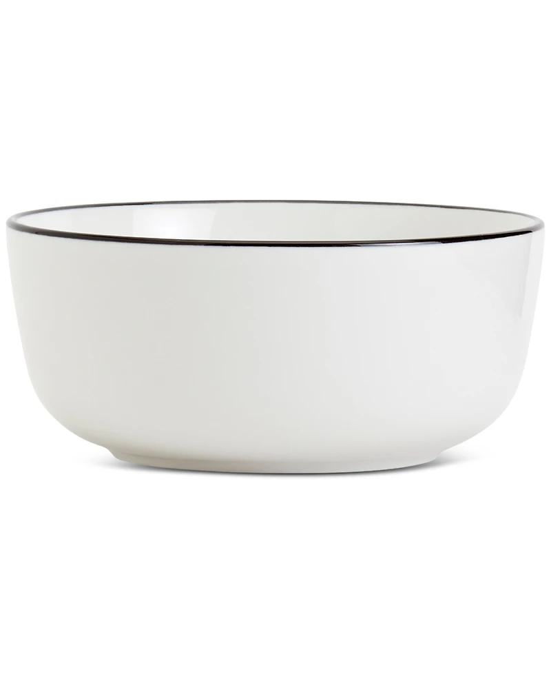 Haven Black Rim 12 Pc. Dinnerware Set, Service for 4