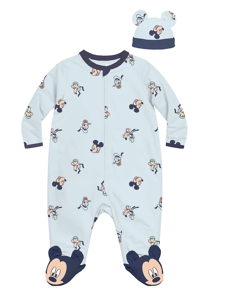 Disney Baby Boys 2-Piece Mickey Mouse Sleep N Play Set