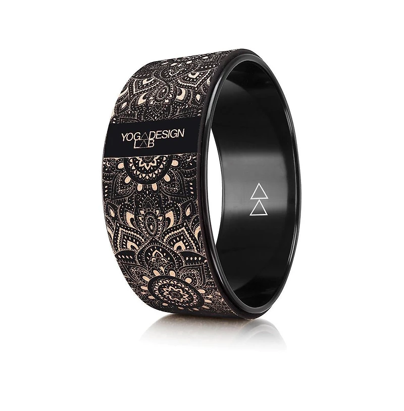 Yoga Design Lab Wheel Cork Mandala Black