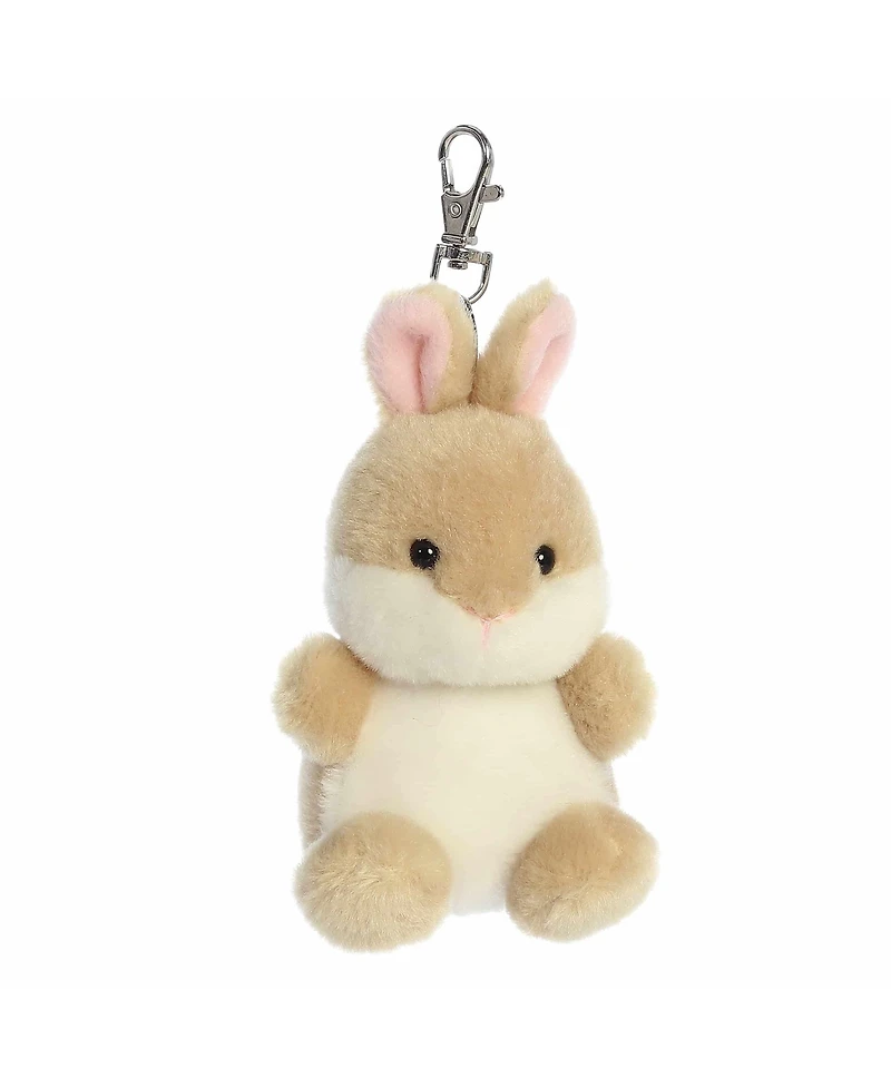 Aurora Mini Ella Bunny Palm Pals Adorable Clip-On Brown 4"
