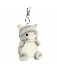 Aurora Mini Silver Kitty Palm Pals Adorable Clip-On Gray 4"