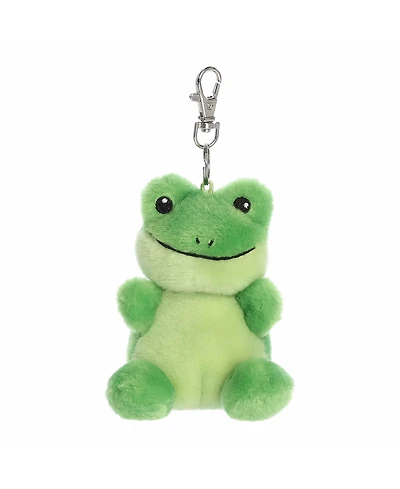 Aurora Mini Ribbits Frog Palm Pals Adorable Clip-On Green 4"