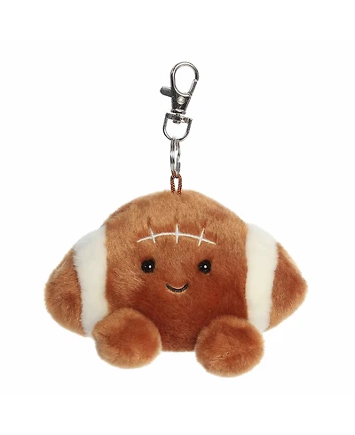 Aurora Mini Tackle Football Palm Pals Adorable Clip-On Brown 5"