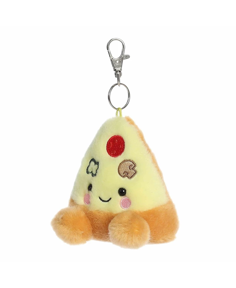 Aurora Mini Peppa Pizza Slice Palm Pals Adorable Clip-On Yellow 4"