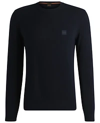 Boss by Hugo Men's Cotton-Cashmere Regular-Fit Sweater