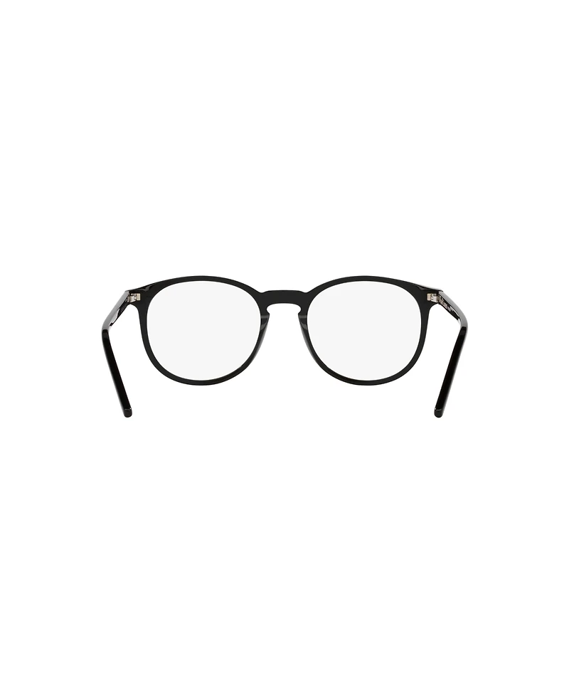 Saint Laurent Unisex Round Eyeglasses, YS000194