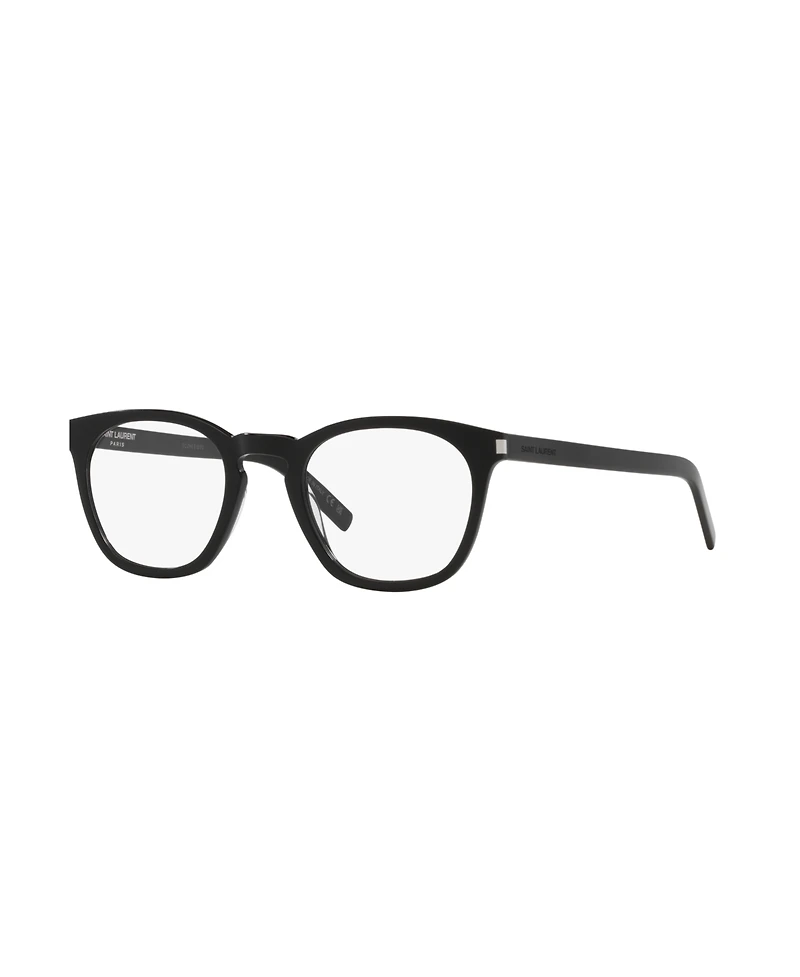 Saint Laurent Unisex Round Slim Eyeglasses, YS0003
