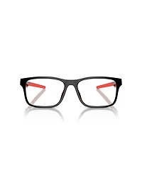 Scuderia Ferrari Men's Rectangle Eyeglasses, FZ8003U