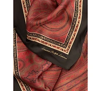 Lauren Ralph Lauren Holiday Paisley Silk Square Scarf