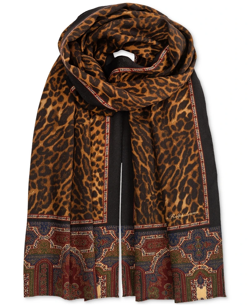 Lauren Ralph Lauren Animal Paisley Oblong Scarf