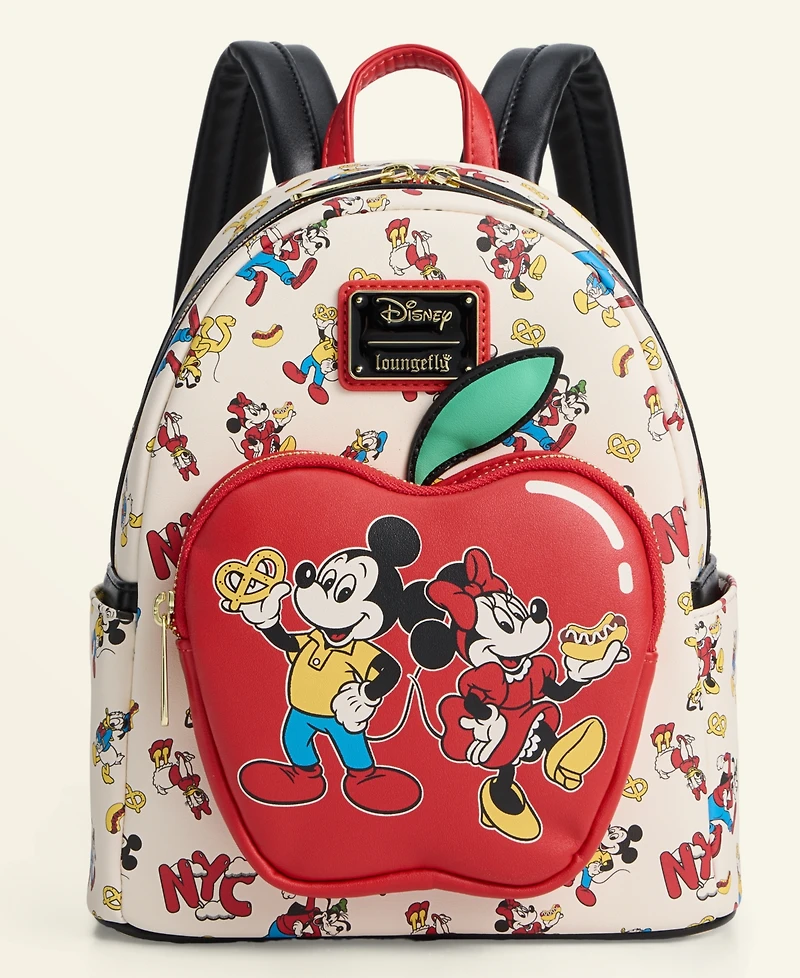 Loungefly Disney | Macy's Mickey Mouse & Minnie Mouse Printed Mini Backpack, Created for Macy's