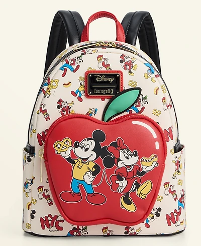 Loungefly Disney | Macy's Mickey Mouse & Minnie Mouse Printed Mini Backpack, Created for Macy's