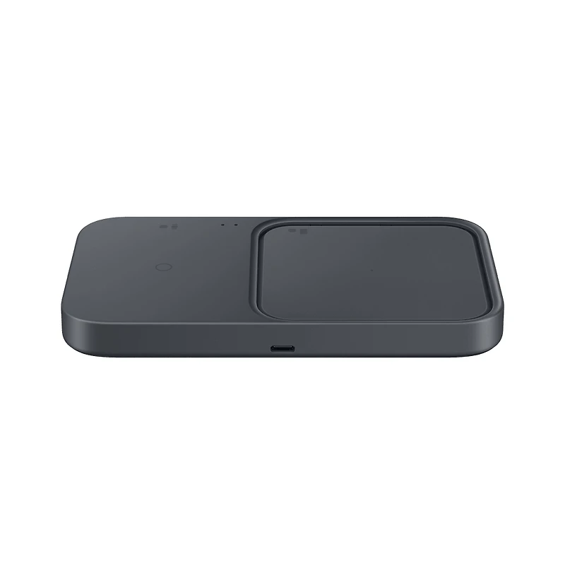 Samsung Dual Fast Wireless Charger 15W with Usb C Cable and Power Head-Gray