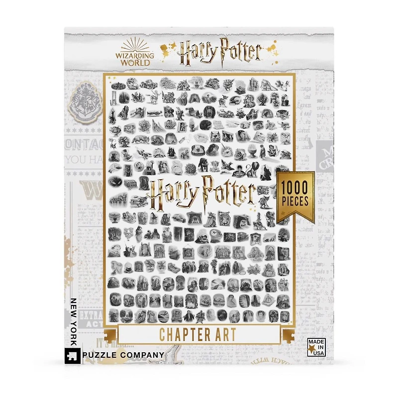 New York Puzzle Company Chapter Art 1000 Piece Puzzle