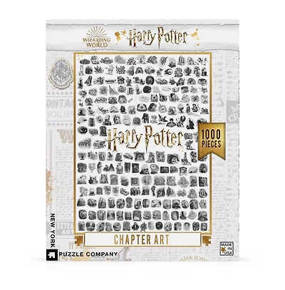 New York Puzzle Company Chapter Art 1000 Piece Puzzle