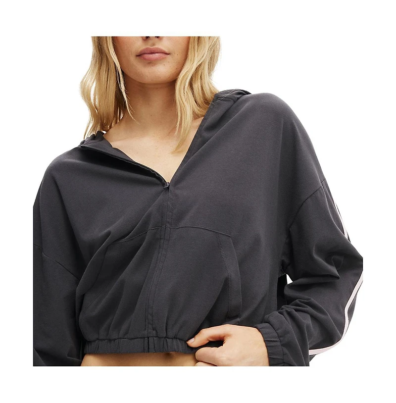 Cotton On Women's Departure Lounge Crop Hoodie