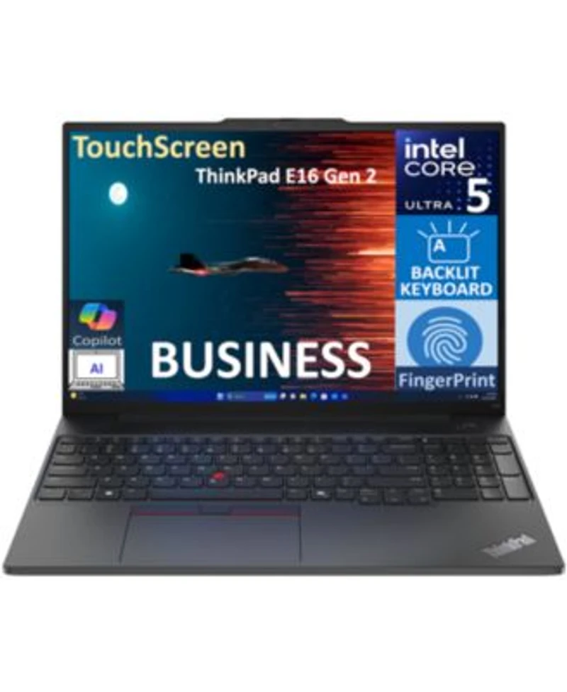 Lenovo Thinkpad E16 Gen 2 Laptop Intel Ultra 5 125u 12 Core 8gb Ddr5 5600mhz Ram 256gb Ssd Intel Graphics 16.0 60 Hz Touch Fpbtno Os