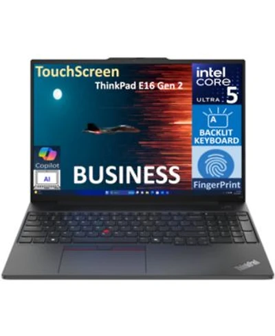 Lenovo Thinkpad E16 Gen 2 Laptop Intel Ultra 5 125u 12 Core 8gb Ddr5 5600mhz Ram 256gb Ssd Intel Graphics 16.0 60 Hz Touch Fpbtno Os