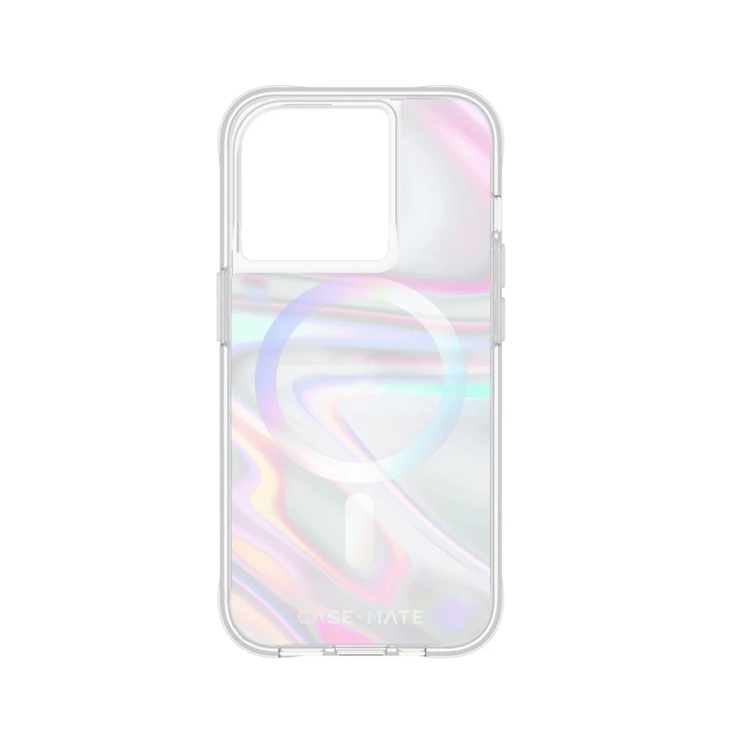 Case-Mate Soap Bubble MagSafe Case for Apple iPhone 15 Pro-Multi-Color